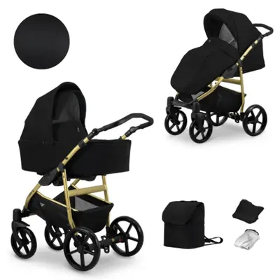 Produktbild von Kinderwagen Kunert MATA 2in1 - Farbe: Schwarz