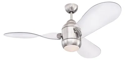 Image de Ventilateur de plafond à basse consommation avec éclairage LED et télécommande Josef 122 cm
