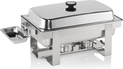 Produktbild von Chafing Dish GN 1/1, 62 x 35 x 22,5 cm, stapelbar, Chromnickelstahl