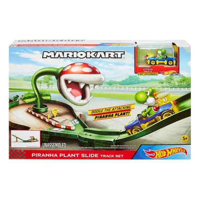 Obrázek produktu pro Hot Wheels Mario Kart GFY47, Sada vozidla a trati, 5 rok/roky, Plast, Kov, Vícebarevný