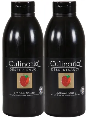 Image de Culinaria Dessert Sauce fraise pour glaces et desserts 800ml 2pcs
