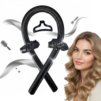Obrázek produktu pro Natáčka na vlasy papiloty pro lokny včetně sponky a gumiček