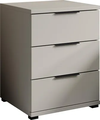 Produktbild von Nachtkommode >SMILLA 2< in Kaschmir - 46x61x42cm (BxHxT)