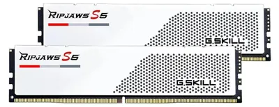 Image de G.SKILL Module de mémoire G.Skill Ripjaws S5 F5-5200J4040A48GX2-RS5W 96 Go 2 x 48 Go DDR5 5200 MHz