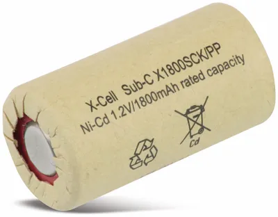 Produktbild von XCell Akku Sub-C 1,2V / 1800mAh 1800SCK/PP
