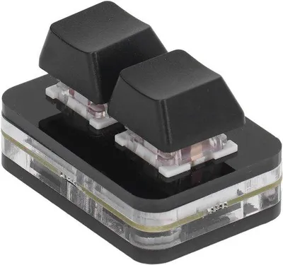 Obrázek produktu pro Sada mechanické herní klávesnice se 2 tlačítky pro OSU, červené tlačítko, USB, Mini, Hotswap, klávesnice pro makra a rytmické hry, kopírování a vkládání