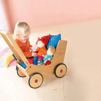 Produktbild von Holzspielwagen - Holzspielwagen für 2 Jahre - Holz Holzspielwagen - Holzspielwagen für 1 Jahr