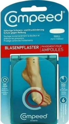 Produktbild von COMPEED Blasenpflaster small 6St PZN 05995281