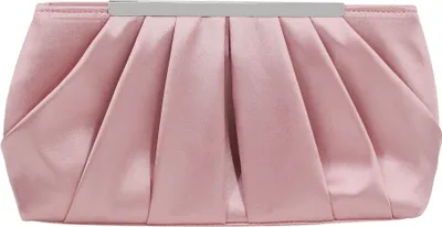 Produktbild von Rosa Clutch Abendtasche Elegante Plissee Satin Formale Handtasche Einfache Klassische Geldbörse für Damen