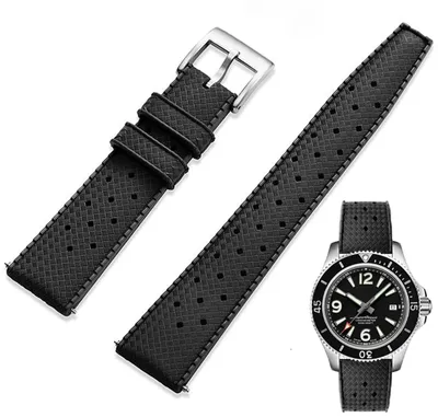 Produktbild von Universelles Gummi-Uhrenarmband mit Schnellverschluss