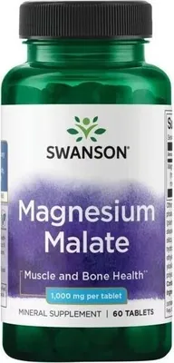 Zdjęcie produktu dla Jabłczan magnezu 150 mg 60 tabletek Swanson Health Products