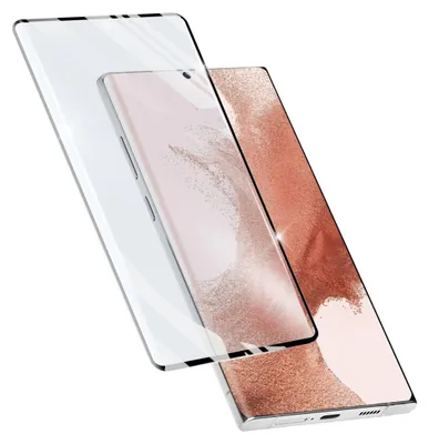 Produktbild von Cellularline IMPACT GLASS CURVED - GALAXY S23 ULTRA, Samsung, Galaxy S23 Ultra, Stoßfest, Splitterfrei, Schockresistent, Transparent, 1 Stück(e)