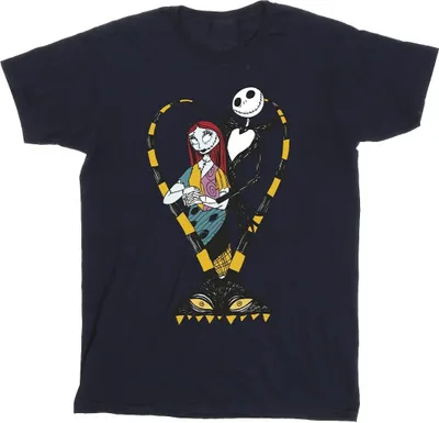 Produktbild von The Nightmare Before Christmas - T-Shirt für Herren BI43844 (5XL) (Marineblau)