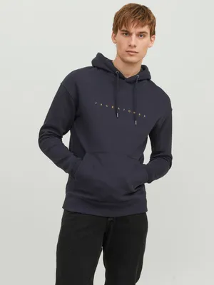 Immagine prodotto di jack and jones felpa uomo jack and jones 12233972 star dark navy