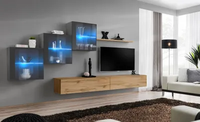 Zdjęcie produktu dla Ściana do salonu RIONATA 20 - biała