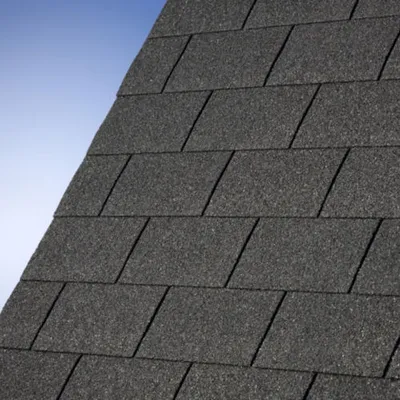 Produktbild von 3 m² Rechteckschindeln schwarz, Schindeln Dachschindeln Dachpappe