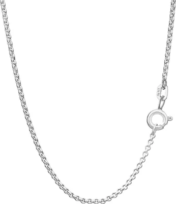 Produktbild von 60cm Erbskette 925 Sterlingsilber Kette Rund Massiv Collier 4g 1,50mm 8914