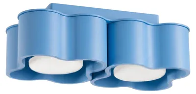 Productafbeelding van Plafondlamp OVIO 2 azuurblauw Gx53 2xGx53 10W aluminium 8x12x24,5cm Sollux Lighting