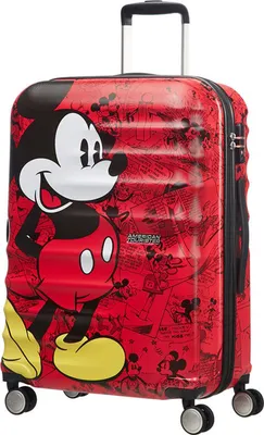 Produktbild von American Tourister Koffer Wavebreaker Disney 67 cm 64 L Rot (Mickey Comics Red)