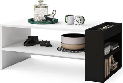 Produktbild von Design Couchtisch Nefri Tisch Wohnzimmertisch mit Ablagefläche