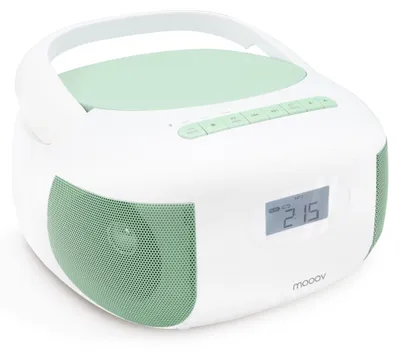 Productafbeelding van mooov CD-speler met radio, Bluetooth, MP3-ondersteuning, USB-aansluiting en Micro-SD-kaartsleuf - groot model