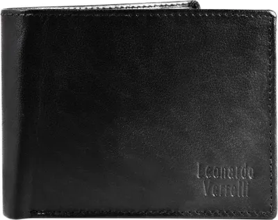 Produktbild von Leonardo Verrelli Herren Geldbörse aus Echtleder. Format 12 x 9 cm.