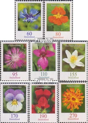 Produktbild von Briefmarken BRD 2019 Mi 3468-3475 (kompl.Ausg.) gestempelt Blumen
