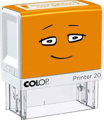 Produktbild von Colop 164830, Selbstfärbestempel, Nachrichten-Stempel, 38 x 14 mm, Orange, 1 Stück(e), REACH