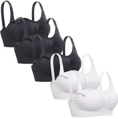 Produktbild von Lataly Still-BH für Damen, ohne Bügel, 5 Stück, Large