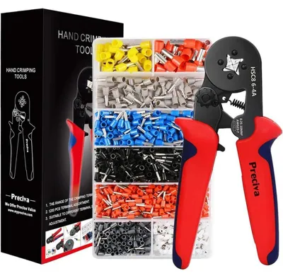 Obrázok produktu pre Sada krimpovacích nástavcov pre káble s prierezom 0,25–10,00 mm² vrátane 1200 objímok bez puzdra