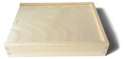 Produktbild von Akademiadrewna Holzbox mit Fach für Fotos und USB-Stick