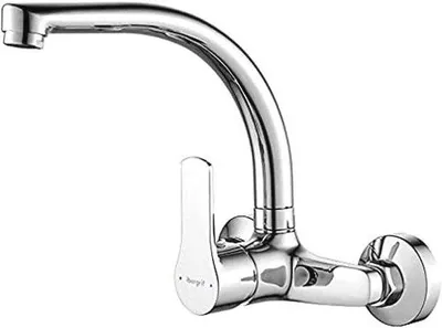Produktbild von Drehmontage Küchenarmatur 360-Grad drehbar Chrom für Küchenwasserhahn