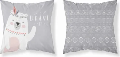 Obrázek produktu pro Detexpol Bavlněný povlak na polštář 40x40 medvídek šedý 3960 B Mayamoo 105