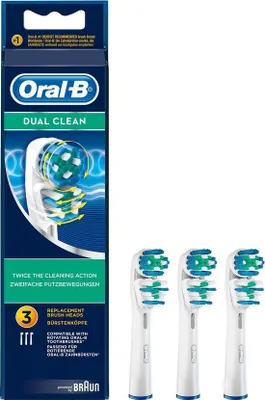 Zdjęcie produktu dla Oral-B 64711702, 3 szt., Niebieski, Zielony, Biały, Niemcy, alle Oral-B elektrische tandenborstels, behalve Oral-B Pulsonic, 20 g, 18 mm