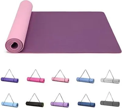 Produktbild von Famanu Yogamat Extra Dick - Fitnessmat in Lila/Rosa