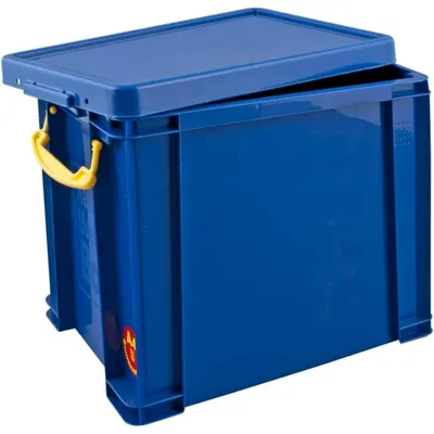 Produktbild von Really Useful Box Aufbewahrungsbox 19,0 l blau 39,5 x 25,5 x 29,0 cm