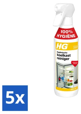 Produktbild von 5 x HG Hygienischer Kühlschrankreiniger - 500 ml - Vorteilspackung - 5 Stücke