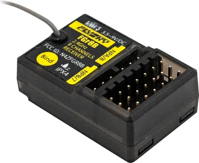 Produktbild von FLYSKY FGR8B 2,4 GHz 8-Kanal-Empfänger PWM / PPM / i-Bus-Ausgang für AFHDS3-Sender RF-Module PL18 / NB4 / NB4 Lite / FRM302 RC Car Boat Fernsteuerung RC-Auto Boot Empfänger