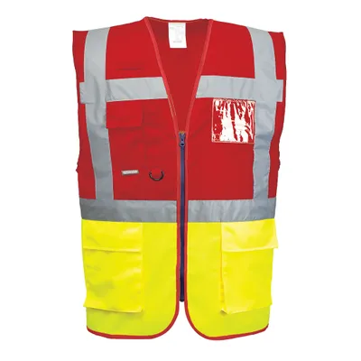 Produktbild von Portwest C276 Paris Exekutiv Weste Yellow/Red Gr. XL