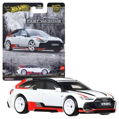 Produktbild von Hot Wheels AUDI RS6, Auto, 3 Jahr(e), Kunststoff, Metall, Weiß