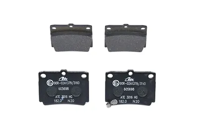 Produktbild von ATE Bremsbeläge Satz Hinten für MITSUBISHI PAJERO II (V3W, V2W, V4W) 13.0460-5698.2