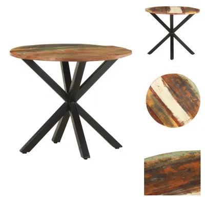Immagine prodotto di vidaXL Tavolino 68x68x56 cm in legno massello di recupero -  Tavolini