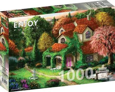 Produktbild von ENJOY Puzzle Häuschen im Wald 1000 Teile
