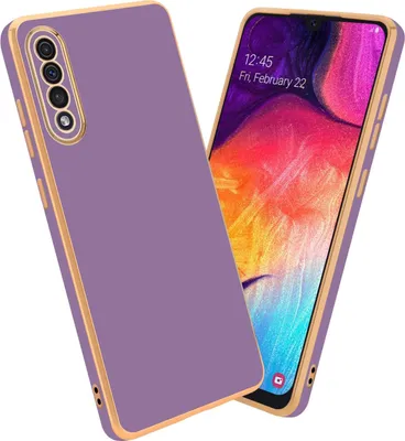 Produktbild von Cadorabo Schutzhülle für Samsung Galaxy A50 4G / A50s / A30s Hülle in Lila Handyhülle TPU Silikon Kameraschutz Etui Case