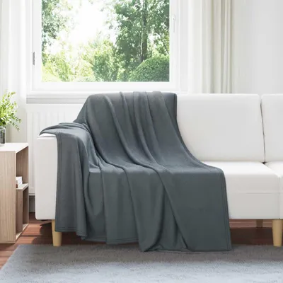 Produktbild von "2026 Moderne" Wohndecken 24 Stück Dunkelgrau 200 x 150 cm Fleece - Decken CJG164418