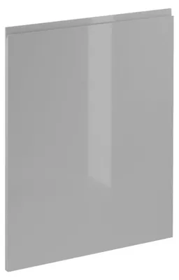 Image de Porte pour lave-vaisselle encastrable ARBOR - 60 x 72 cm, gris brillant