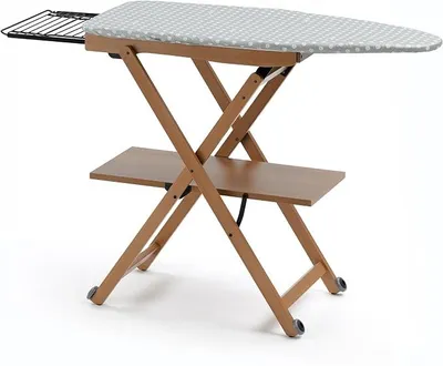 Productafbeelding van 621 STIROCOMODO Opvouwbare strijkplank, beuken, kersenkleur, 135 x 88 x 45 cm