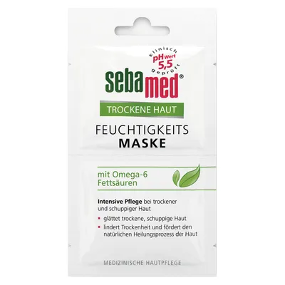 Obrázok produktu pre Sebamed Hydratačná maska intenzívna starostlivosť pre suchú pleť 2x5ml