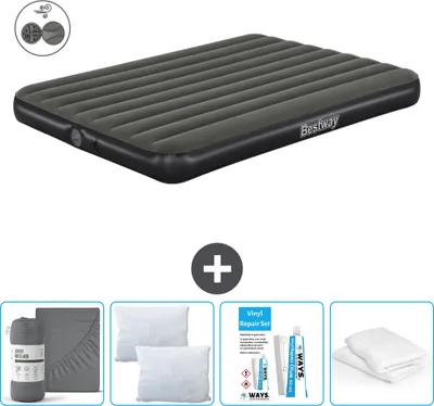 Produktbild von Bestway Luftmatratze - 2-Personen - 152 x 203 x 25 cm - Grün - Inklusive Zubehör