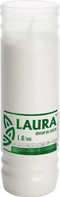 Zdjęcie produktu dla Wkład do znicza parafinowy BISPOL Laura L6 108H 1szt.